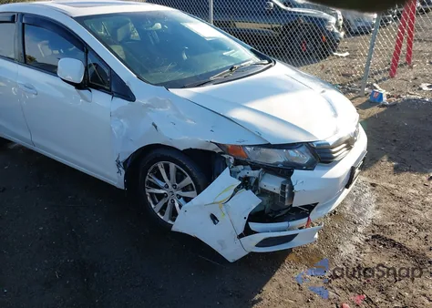 2012 Honda Civic Ex z USA, uszkodzony, nr VIN 19XFB2F85CE303106